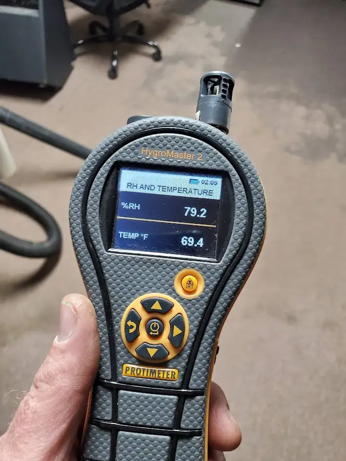Moisture meter humidity assessment for Fire & Smoke Damage Restoration in East Grand Rapids